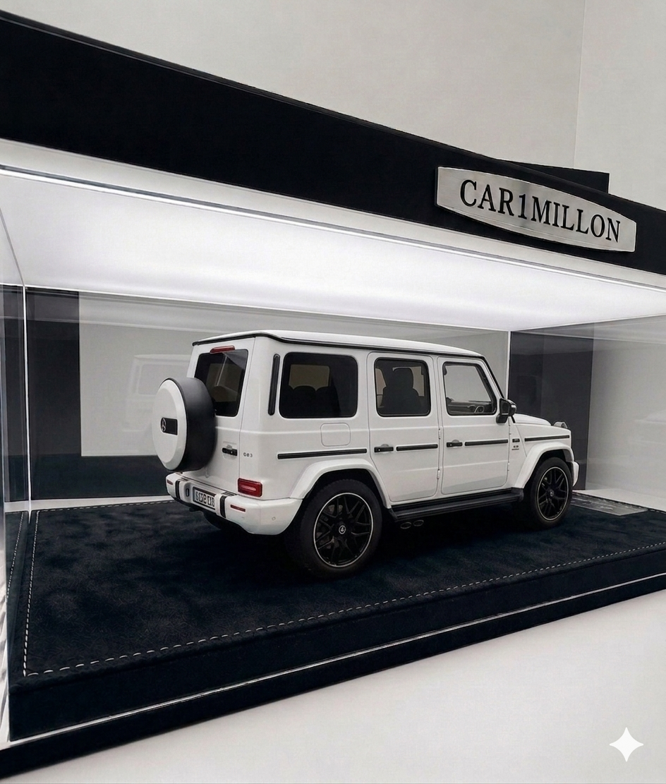 Car1Millon base and vitrine presentation