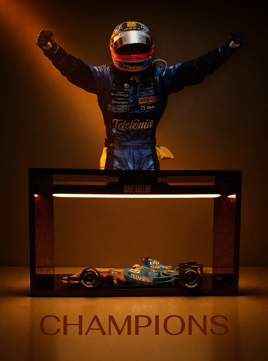 RENAULT R26 World Champion Brazilian GP 2006 Fernando Alonso